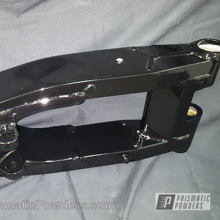Powder Coating: Ink Black PSS-0106,Powder Coated ATV Parts,Single Color Application,Quad Swing Arm and Axel,ATV