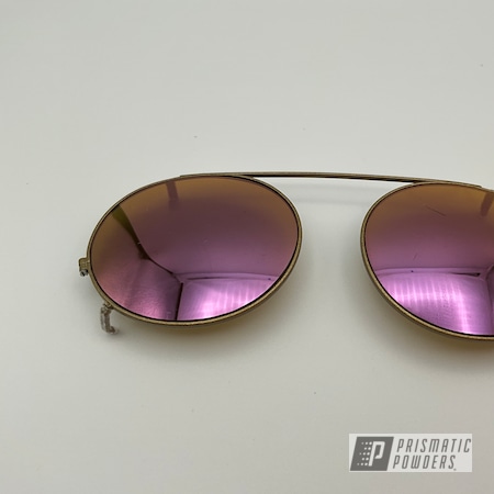 Powder Coating: Eye Glasses,Lifestyle,Satin Poly Gold PMB-6487,Eyeglasses