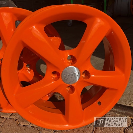 Powder Coating: #orangecontest,Pumpkin Gold PMB-4132,Automotive,Wheels