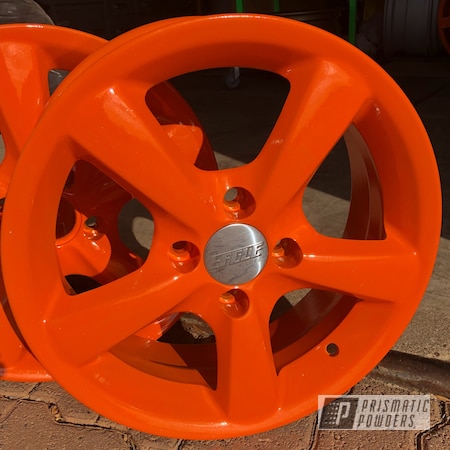 Powder Coating: #orangecontest,Pumpkin Gold PMB-4132,Automotive,Wheels