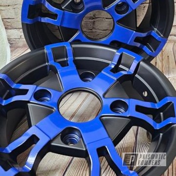 Wheels Powder Coated In Ral-5002 And Uss-1522
