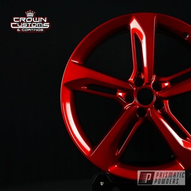 Lollypop Red Audi Wheels