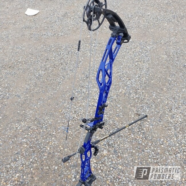 Compound Bow Powder Coated In Pps-2974 And Pmb-6908