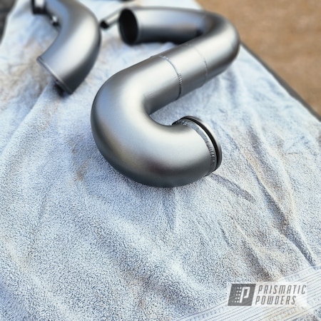 Powder Coating: Turbo Parts,Turbo Pipes,FORGED CHARCOAL II PMB-10328,Southslope Powder