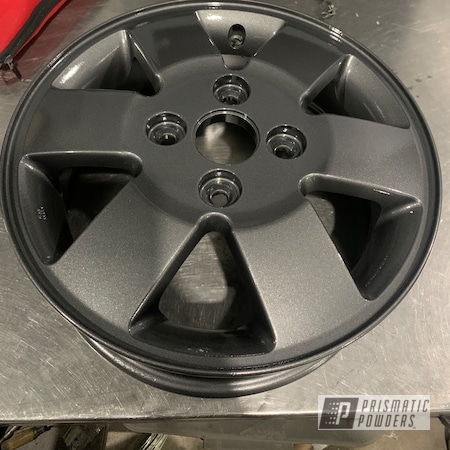 Powder Coating: Wheels,Clear Vision PPS-2974,Rims,Prismatic Powders,STEALTH CHARCOAL PMB-6547