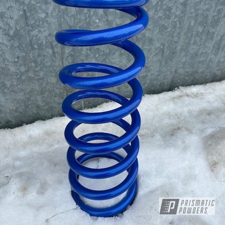 Powder Coating: Springs,Automotive Parts,Dodge,Clear Vision PPS-2974,Illusion Blueberry PMB-6908,Automotive