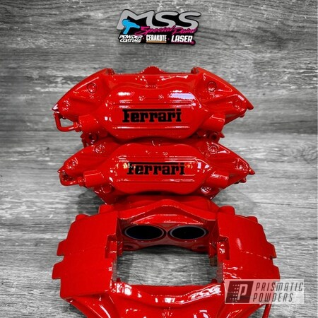 Powder Coating: Automotive,Clear Vision PPS-2974,Brakes,GLOSS BLACK USS-2603,msspaint,argentina,Very Red PSS-4971,Brembo Brake Calipers,Ferrari,Automotive Parts