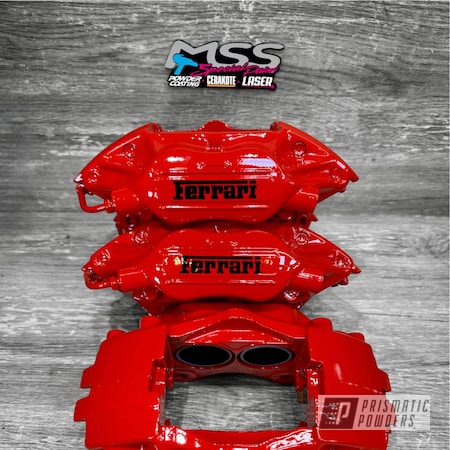 Powder Coating: Automotive,Clear Vision PPS-2974,Brakes,GLOSS BLACK USS-2603,msspaint,argentina,Very Red PSS-4971,Brembo Brake Calipers,Ferrari,Automotive Parts