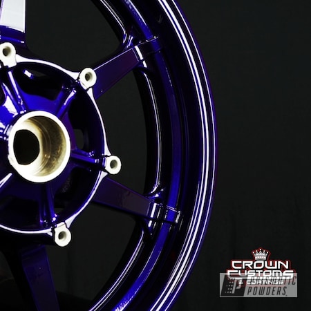 Powder Coating: Illusion Purple PSB-4629,Wheels,Clear Vision PPS-2974,Custom Motorcycle Wheels,Rims,Motorcycle Wheels