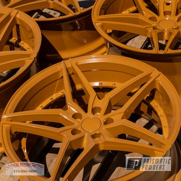 Rims Coated With Moccasin Brown