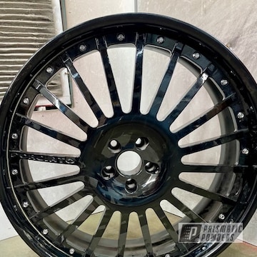Forgiato Wheel Powder Coated In Gloss Black