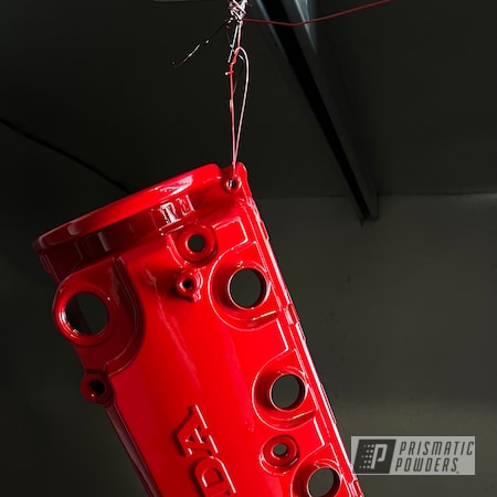 Powder Coating: Honda Valve Cover,JDM,Astatic Red PSS-1738