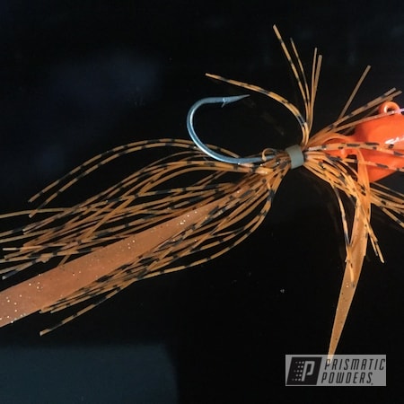 Powder Coating: Fishing Lure,Miscellaneous,Striker Orange PPS-4750,Polar White PSS-5053
