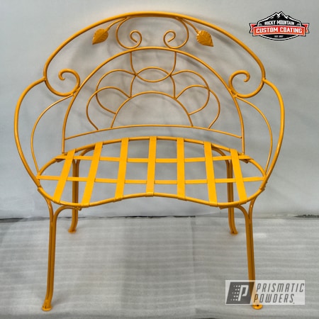 Powder Coating: Patio Chair,Hot Yellow PSS-1623,Bench,Antique Chairs,chair,Antiques