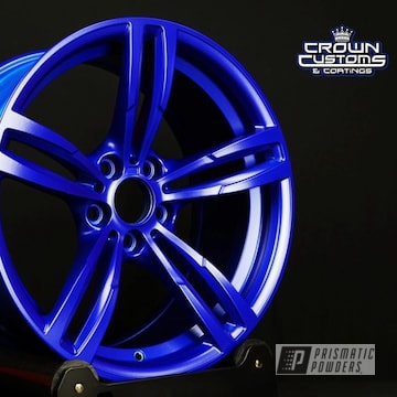 Bmw Wheels Powder Coated In Pps-1334 And Pmb-6908