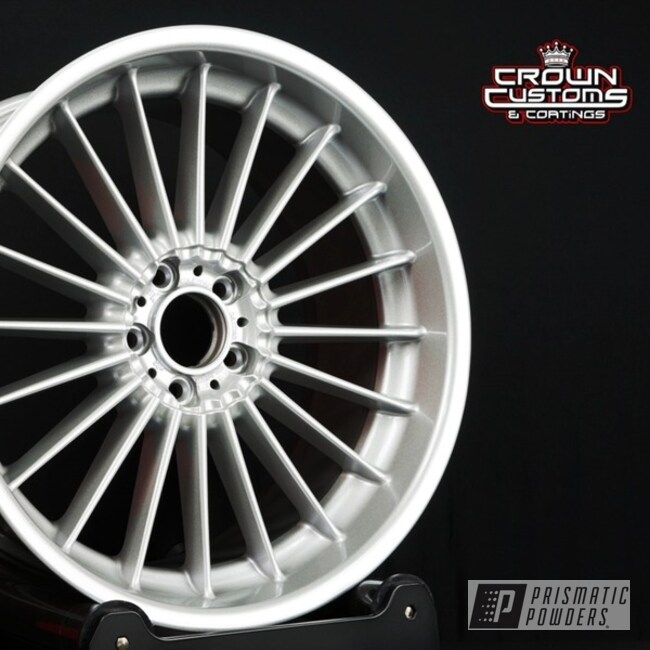 Bmw Wheels Powder Coated In Pps-2974 And Pmb-4533