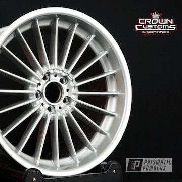 Bmw Wheels Powder Coated In Pps-2974 And Pmb-4533