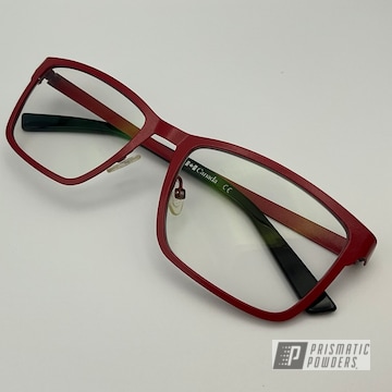 Oneness Of Mankind Eyeglasses In Flat Red