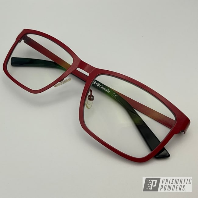 Oneness Of Mankind Eyeglasses In Flat Red