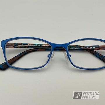 Prodesign Eyeglasses In Playboy Blue Powder Coated