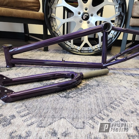 Powder Coating: Mystic Purple PMB-6968,Frame,Bike,BMX,Bicycle Frame