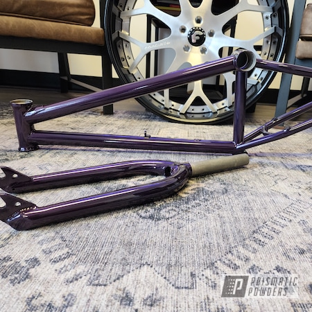 Powder Coating: Mystic Purple PMB-6968,Frame,Bike,BMX,Bicycle Frame