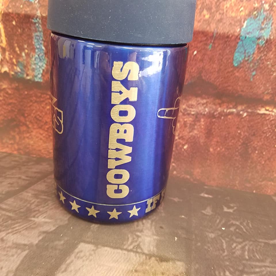 Can Koozie in Intense Blue | Prismatic Powders