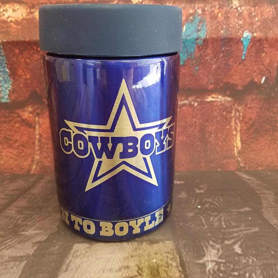 Can Koozie in Intense Blue | Prismatic Powders