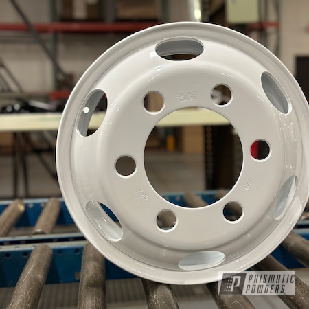 Powder Coating: Dually Wheels,Automotive,Very White PSS-4646