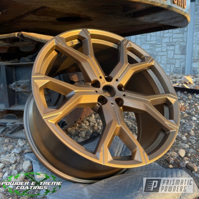 Bmw Wheels Powder Coated In Soft Clear And Highland Bronze
