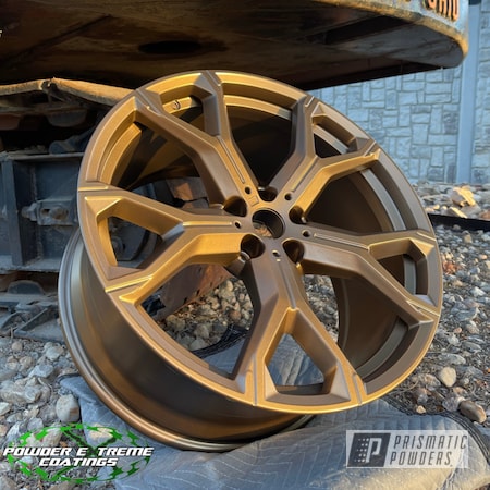 Powder Coating: Highland Bronze PMB-5860,Rims,BMW Wheels,BMW,Automotive,Soft Clear PPS-1334,Wheels