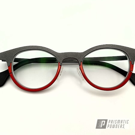 Powder Coating: Astatic Red PSS-1738,FORGED CHARCOAL UMB-6578,Eye Glasses,Eyeglasses