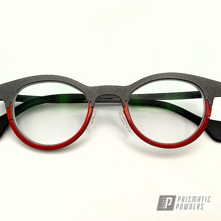 Powder Coating: Astatic Red PSS-1738,FORGED CHARCOAL UMB-6578,Eye Glasses,Eyeglasses