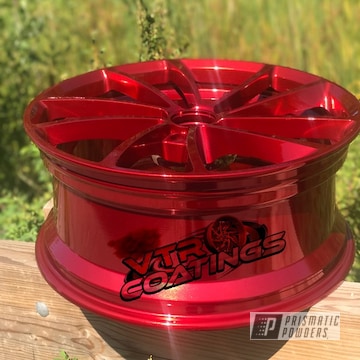 Powder Coated Candy Red 21wheel