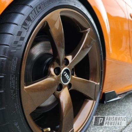 Powder Coating: Super Rootbeer PMB-6335,Clear Vision PPS-2974,Automotive,Wheels