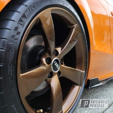 Powder Coating: Super Rootbeer PMB-6335,Clear Vision PPS-2974,Automotive,Wheels