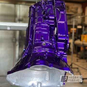 Transmission Powder Coated In Illusion Purple And Clear Vision
