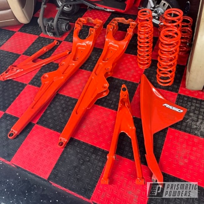 Can-am Maverick Suspension Parts Powder Coated In Uss-10648