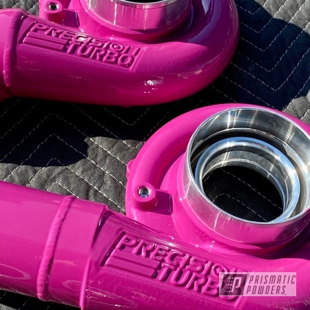 Powder Coating: Automotive Parts,Turbo,Turbo Parts,Precision turbo,Clear Vision PPS-2974,Pink,Sassy PSS-3063,Automotive,Turbo Housing