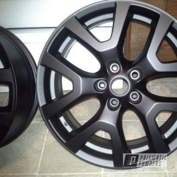 Powder Coated Black Wheels Nissan Rogue Wheels