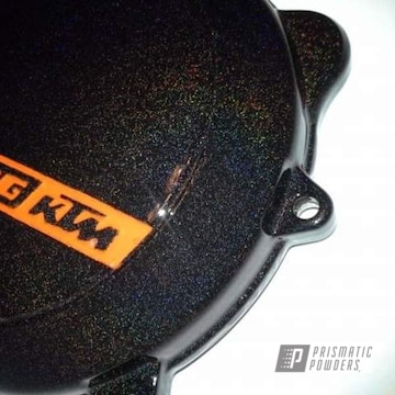 Powder Coated Ktm 250sx Motorcycle Engine Cover 