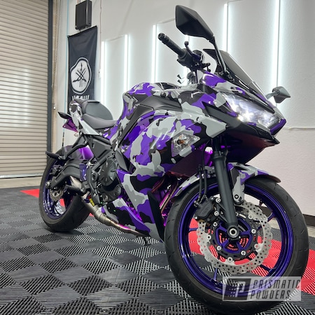 Powder Coating: Motorcycles,Purple,Illusion Purple PSB-4629,Automotive,Kawasaki Motorcycle