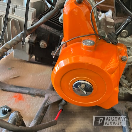 Powder Coating: POLISHED ALUMINUM HSS-2345,Striker Orange PPS-4750,ATV Parts