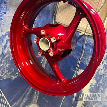 Gsxr Wheels Coated In Illusion Cherry