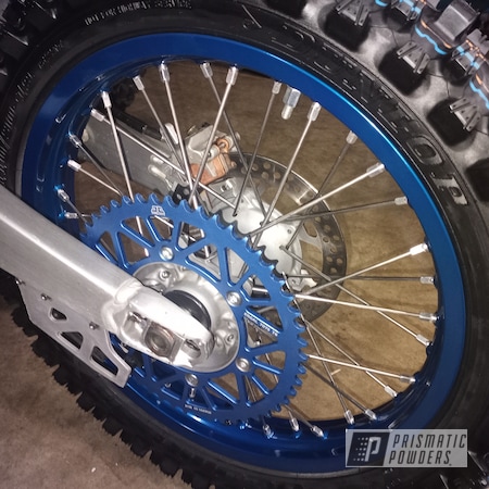 Powder Coating: ANODIZED BLUE UPB-1394,Dirt Bike,Super Chrome Plus UMS-10671