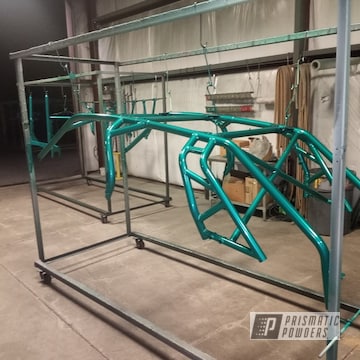 Razor Roll Cage Powder Coated In Upb-2043 And Ums-10671