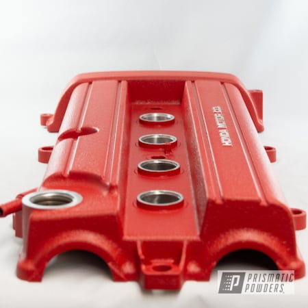 Powder Coating: Honda,Desert Red Wrinkle PWS-2762,Valve Cover