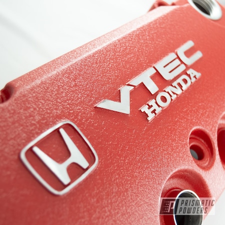 Powder Coating: Valve Cover,Desert Red Wrinkle PWS-2762,Honda