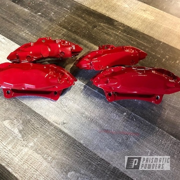Powder Coated Ford Mustang Brembo Brake Calipers