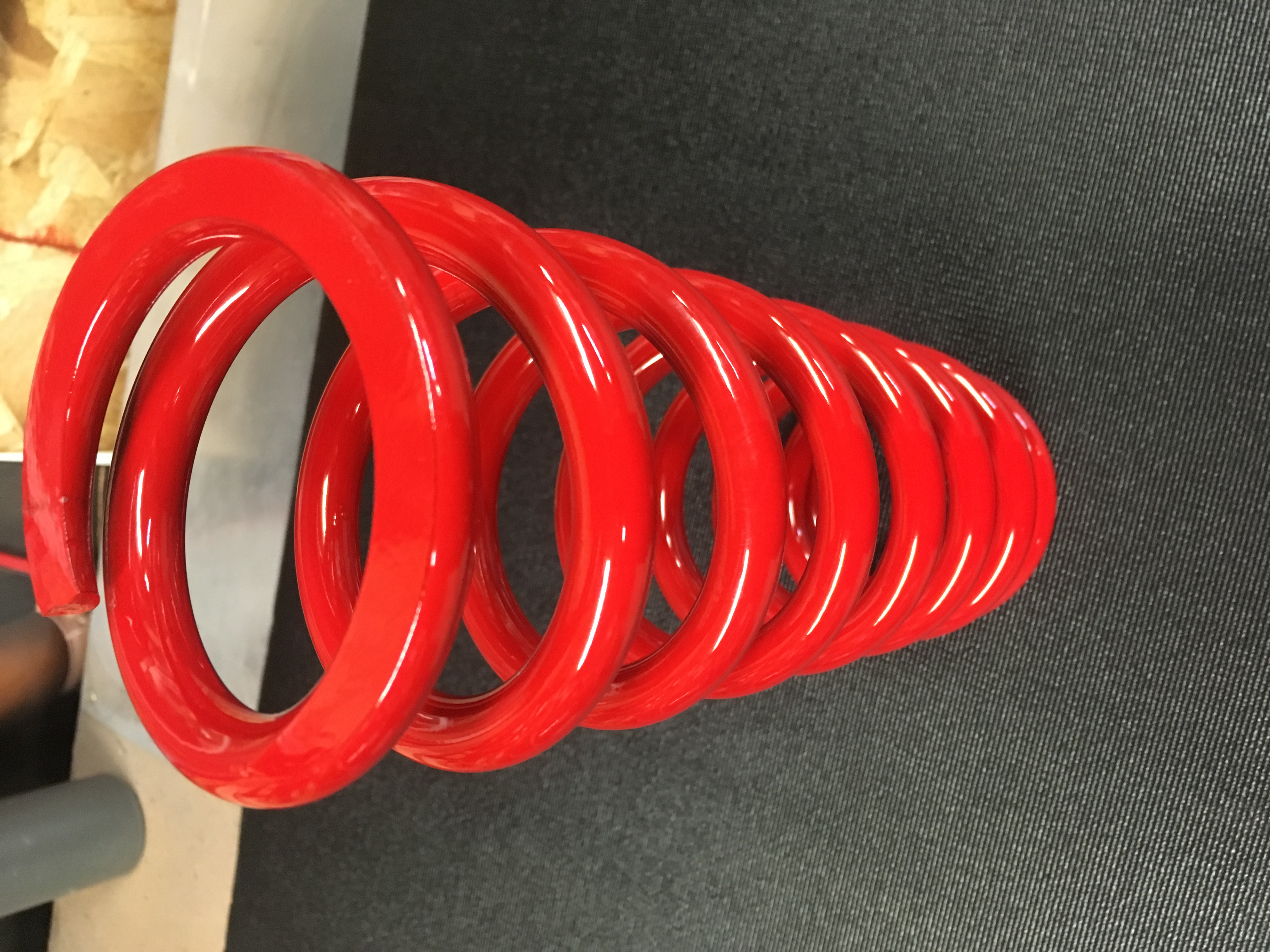 Shock Spring Powder Coating Shock Spring done in Astatic Red | Prismatic Powders